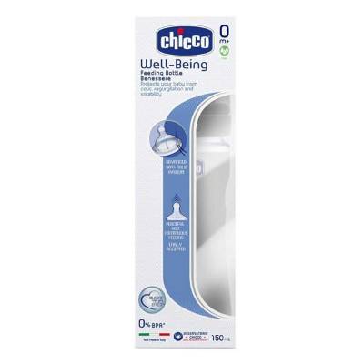 Picture of Chicco Wellbeing Single Pack Pp Bottle 150ml (No Decoration)