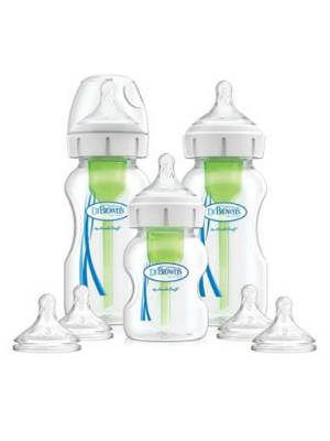 Picture of Dr. Brown's Options+ Wide-Neck Baby Bottle Starter Kit, PP