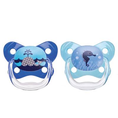 Picture of Dr. Brown's PreVent BUTTERFLY SHIELD Pacifier - Stage 1 * 0-6M - Assorted, 2-Pack