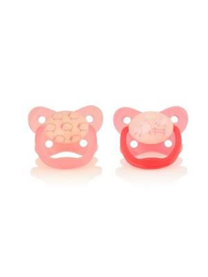 Picture of Dr. Brown's PreVent Glow in the Dark Butterfly Pacifier, Stage 1 Assorted, 2-Pack
